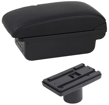 OQHAIR accoudoir central Boîte d'accoudoir de voiture Contenu du magasin central Décoration de style avec porte-gobelet Accessoires USB Pour Seat Ibiza 6j Ibiza 6L