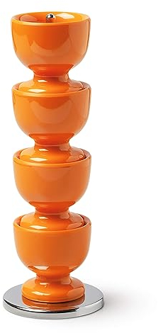 Zeal G277O Set of Egg Cups, Melamine, Neon Orange