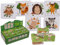 12er Set Magisches Baumwoll Handtuch mit Einhorn oder als Fußball Motiv (Waldtiere)