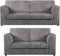 JUMBO CORD ORIGINAL CHICAGO FULL BACK 3+2 Sofa Swivel Chair *SALE* (FOOTSTOOL, BLACK)