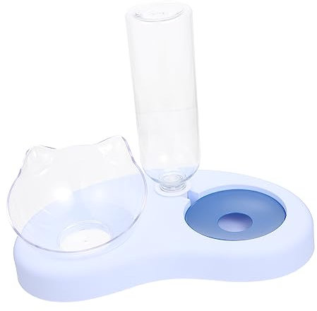 CORHAD Cat Food and Water Bowl Automatic Feeder Dog Water Dispenser Pet Bowl 1 Set