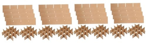 CIYODO 4 Sets Karton Umzugskarton Trennwände Glas Trennwände Für Kisten Umzugs Organizer Lagerung