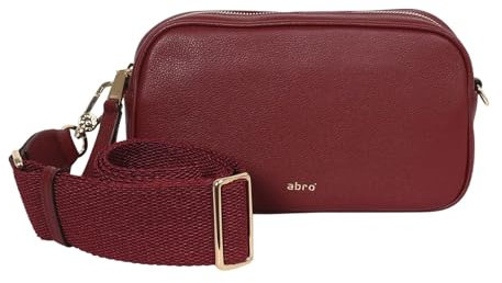 Abro Leather Dalia Crossbody Bag Tina L Bordeaux