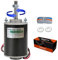 Hochdrehmoment-DC-Motor 12V/24V, DIY-Projekt Leiser Motor Permanentmagnetmotor mit Kabelanschluss für Elektromotoren und Generatoren, 30W CW/CCW 3500/7000RPM Motor (Antriebswellen mit Gewinde)