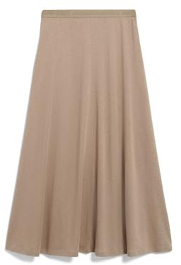 ARMEDANGELS Damen Jerseyrock aus Tencel™ Lyocell Mix ILENIAA LARAA MIDI Skirt Loose Fit Shiitake