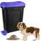 Trendi Pet Food Storage Container | Large 30L/15.5kg Plastic Storage Bin with Food Scoop & Flip-Top Locking Lid | Ideal for Storing Dog Treats, Dog Food, Cat Food & Kitten Supplies