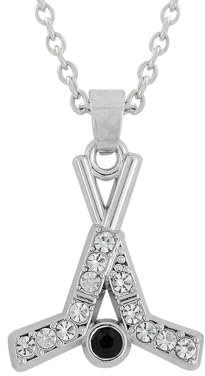 OAUWKEIY Anhänger Halskette Sport Serie Accessoires Unisex kleine Geschenke Hockey Eishockey Anhänger Halskette Modischer Anhänger Halskette Schmuck