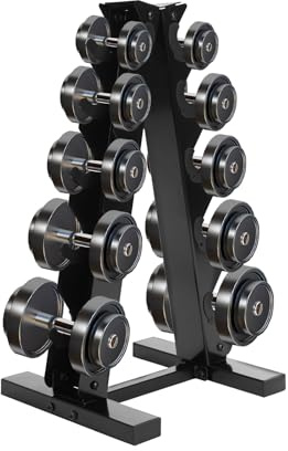 Hantelständer 5 Ebenen Kurzhantel Rack Kurzhantelständer Hantelregal Hantelablage 100kg Belastbarkeit