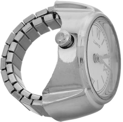 FOMIYES Uhrenringe Dekorativ Fingeruhr Quarz Taschenuhr Style Ringuhr Für Damen Modern Uhr Mit Ringdesign Anmutige Rundungen Haltbare Materialien Funktionalität Accessoire Vielseitige Mode