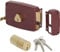CISA 50121 Serratura da Applicare, per Porte Legno, Entrata Destra, 70 mm, Marrone
