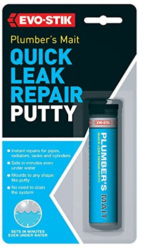 Evo-Stik 30812665 50g Plumbers Mait Quick Leak Repair Putty Sealant - Brown by Evo-Stik