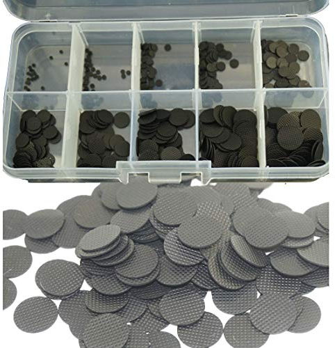Paquete de 100 botones conductores de goma de repuesto de 1,5 mm ~ 10 mm, reparación de teclado, botones conductores de control remoto para mandos a distancia IR, mandos de gamepad y Playstation
