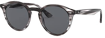 Ray-Ban Unisex 0rb2180 0RB2180643087, Blau (Striped Grey Havana), 49.0