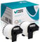specmark 2 Rollen Endlosetiketten kompatibel mit Brother DK-44205 62mm x 30,48m Etiketten für allen QL-Etikettendruckern QL-570 QL-700 QL-800