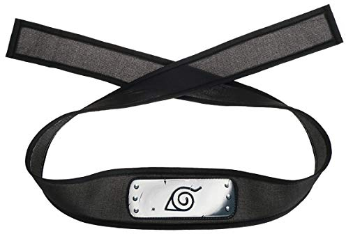 CoolChange Leichter Ninja Stirnschutz, Konoha Stirnband mit Konohagakure Wappen, Stirnplatte aus PU Leder
