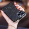 DMaos iPhone 11 Pro Diamond Bumper Case for Women, Sparkly Rhinestone Embed on Metal Bumper, Glitter Back Panel and Camera Cover, Luxury for iPhone11 Pro 5.8 inch 2019 - Black