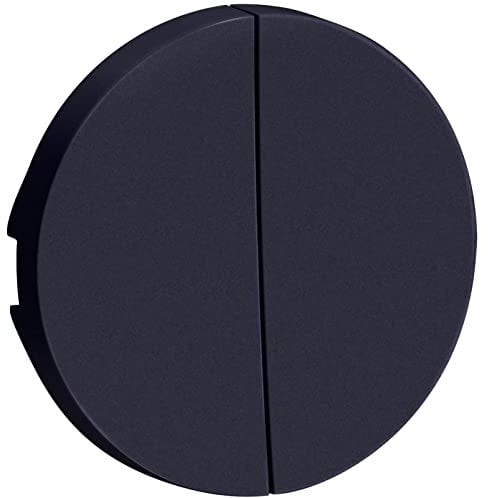 Schneider Electric - Odace Anthracite, enjoliveur double va-et-vient et poussoir - S540614