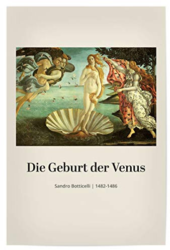 artboxONE Poster 30x20 cm Natur Geburt der Venus - Botticelli - Bild Venus Botticelli Engel