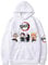 Bulex Unisex 100% Baumwolle Demon Slayer Cosplay Anime Pullover Sweatshirt Kapuzenpullover mit Fronttasche