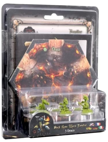 Ares Games Black Rose Wars: Draco - Strategiespiel - Fantasyspiel - German - 180+ - 3 Stück - Schwarz - Krieg