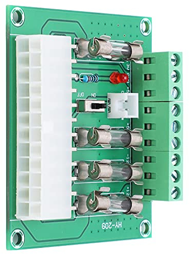 ATX Netzteil Breakout Board 20Pin 24Pin ATX Power Board Computer Netzteil Adaptermodul für Desktop-Computer