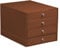 Rhodia 194569C - Schubladenbox mit 4 Laden, 24, 8x32, 7x22, 8 cm, aus Kunstleder, elegant und praktisch, 1 Stück, Kupfer