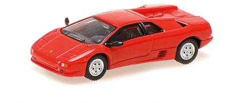 Minichamps 870103221-1:87 1994 Lamborghini Diabolorot Sammlerstück Miniaturauto
