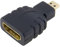 SeKi 85116 Adaptateur HDMI A Femelle vers Micro HDMI D mâle Femelle vers mâle Connecteurs plaqués Or Noir