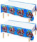 Tischdecke 2 Stück, Größe 180 x 110 cm, Tischdecke Geburtstag Partyzubehör für Kinder Jungen, Abwischbar, Mehrfach Verwendbar, Wasserdicht Tischdecke Thema Geburtstagsfeier Dekoration