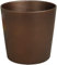 SMPLY. Macetero Decorativo Redondo de Cerámica para Plantas Interior y Exterior Ideal para Terrazas y Jardínes 22 x 22 cm Marrón