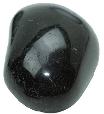 Achat schwarz Trommelstein 2-3 cm I Edelstein I Heilstein I Glücksstein I Chakra-Stein (1)