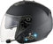 RUANLOV Motorradhelm Mit Offenem Gesicht Klappbare Sonnenblende DOT/ECE-Zugelassener Motorrad-Crash-Jet-Helm Mit Bluetooth Scooter 3/4 Halbhelme (B XXL=63~64CM)