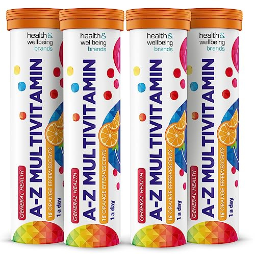 A-Z Multivitamin Orange Flavour Effervescent Tablets - High Strength Tablets for a Healthy Immune System