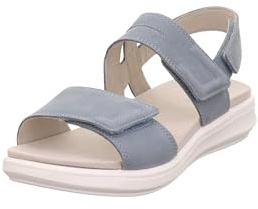 Absatzsandale Leder Ella beige