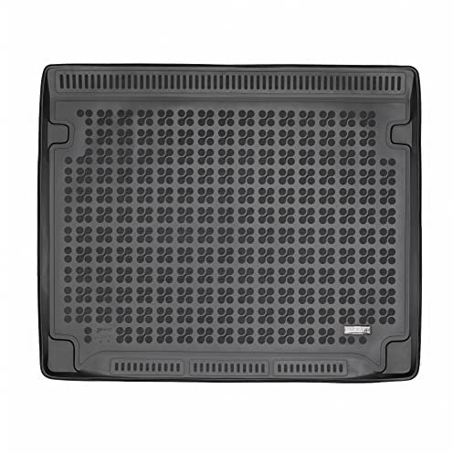 SMK Tapetes de goma para maletero adapta para Peugeot e-RIFTER desde 2021 Mejore la comodidad de sus viajes con la alfombrilla antideslizante - alfombrilla para maletero de coche para todo tipo de cli