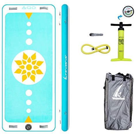 AKD Schwimmende Plattform, Yoga Paddleboard, 7'3 Wasser-Fitness-Board