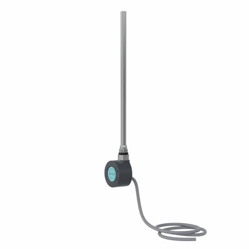 NRG Anthracite Thermostatic Heating Element LCD Display for Electric Heated Towel Rail, Dual Fuel Radiator conversion kit 700W