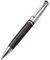 Rotary Business Pen 0,5 mm schwarzes Leder Metall Kugelschreiber Student Geschenk Büro Schreibwaren Zubehör Gelschreiber-Sets für Erwachsene mit Etui