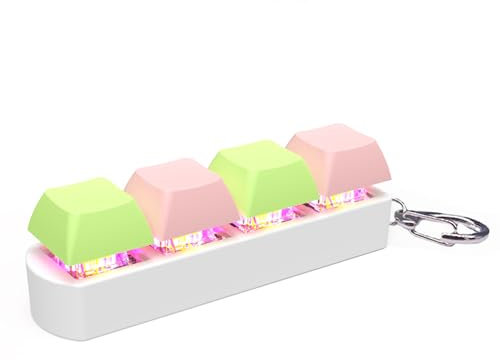 Generic 4-Button Shaft Tester Fidget Toy Keyboard Clicker Stress Relief Adult Kids Gifts (Purple)