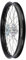 Speichenrad 1,6 x 19 für Scheibenbremse, Alufelge Schwarz eloxiert + Edelstahlspeichen - Simson S53OR, S83OR