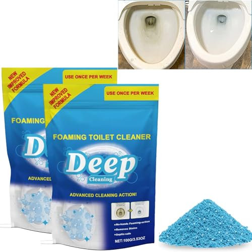 Wc Reiniger Schaum, Bathroom Toilet Cleaner, Extra Starke Reinigung Von Wcs, Kraftvoller Kalkentferner & Urinsteinlöser, Foam Cleaner, Badezimmer Reiniger Schaum, Natron Pulver Zum Putzen (2)