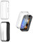 HOMTERN [Paquete de 3 fundas diseñadas para Huawei Band 10/10 NFC BAND 9/9 NFC/8/8 NFC, carcasa ligera de TPU suave, a prueba de caídas, a prueba de arañazos, pantalla flexible, cubierta completa, 1