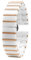 POYNMRE Bracelet de montre en céramique entre bracelet de montre en acier inoxydable for homme et femme compatible avec C-asio Tissot Rossini compatible avec bracelet Seiko 20 mm 22 mm(White-rose gold