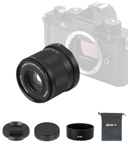 VILTROX 50mm F2.0 Z Mount Objectif Plein Format,AF 50mm f/2.0 pour Nikon Z-Mount,Auto Fcous Grande Ouverture Objectif pour Nikon Z5 Z6 Z6Ⅱ Z7 Z7Ⅱ Z8 Z9 Z30 Z50 ZFC