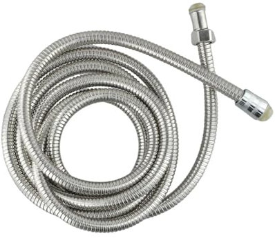 WWPMNQD Duschschlauch Flexibler Stahl-Brauseschlauch aus Edelstahl mit 3/4/5 Meter Länge for Haushaltsverlängerungs-Sanitärrohr-Zugrohr(4M)