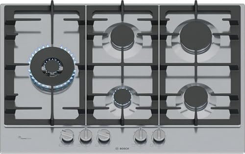 PCS7A5I90 - Piano cottura 5 fuochi gas, 75x52 cm, colore Inox