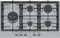 PCS7A5I90 - Piano cottura 5 fuochi gas, 75x52 cm, colore Inox