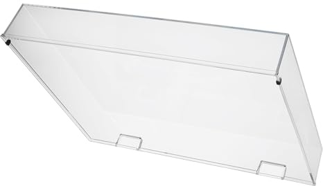 MANAYO Staubschutz für Audio-Technica at-LP3, LP3X/BT Plattenspieler, 3 mm, transparenter Acryl-Deckel, passgenauer Deckel, Plattenspieler-Schutzhülle
