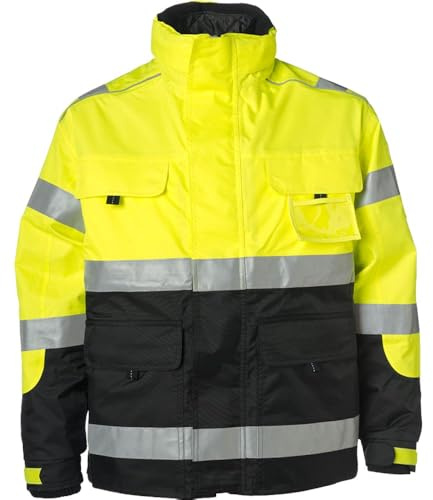 Rescuewear Hardshell-Jacke 33852 – Warnschutzjacke EN ISO 20471 Klasse 3 – Hivis – Unisex
