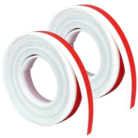 2PCS 3m Splinter Guard Replacement Strip for Track Saw Guide Rails | Self Adhesive Anti Splinter Edge Protection Tape, Universal Rubber Guide Rail Strip Compatible with Sp5000, FSK FS2 KP 495207